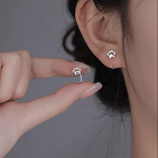 Tiny Steps|Cat Earrings