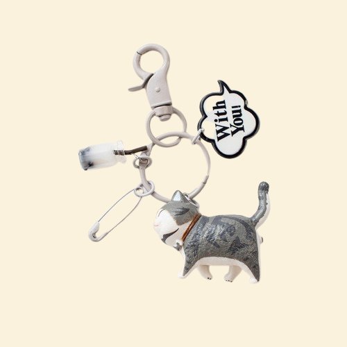 Chubby & Cheerful｜Cat Pendant