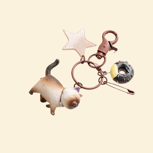Chubby & Cheerful｜Cat Pendant