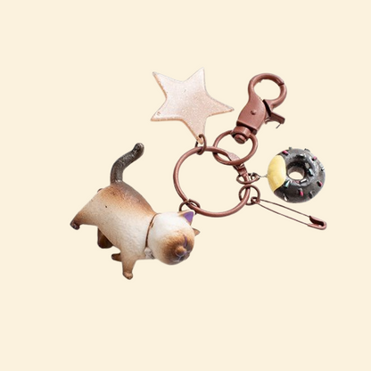 Chubby & Cheerful｜Cat Pendant