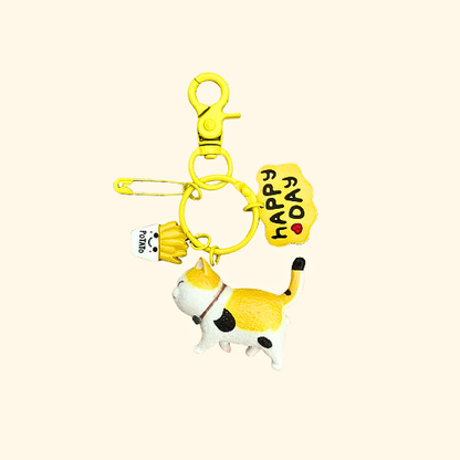 Chubby & Cheerful｜Cat Pendant