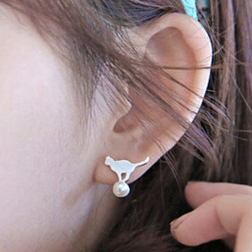 Playful Duo｜Cat Earrings
